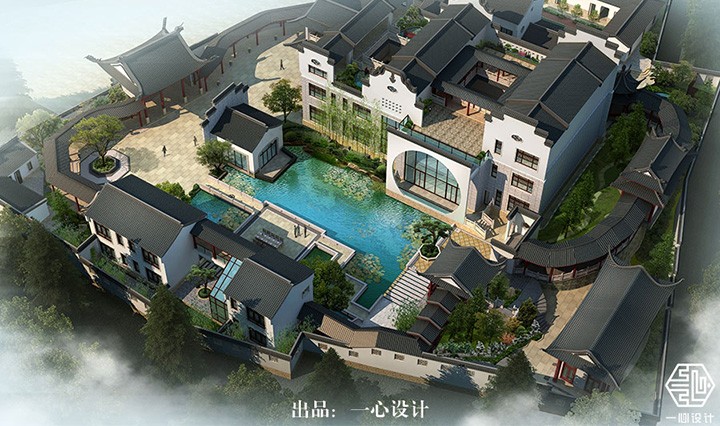中式民宿，中式别墅设计的一些理念特点
